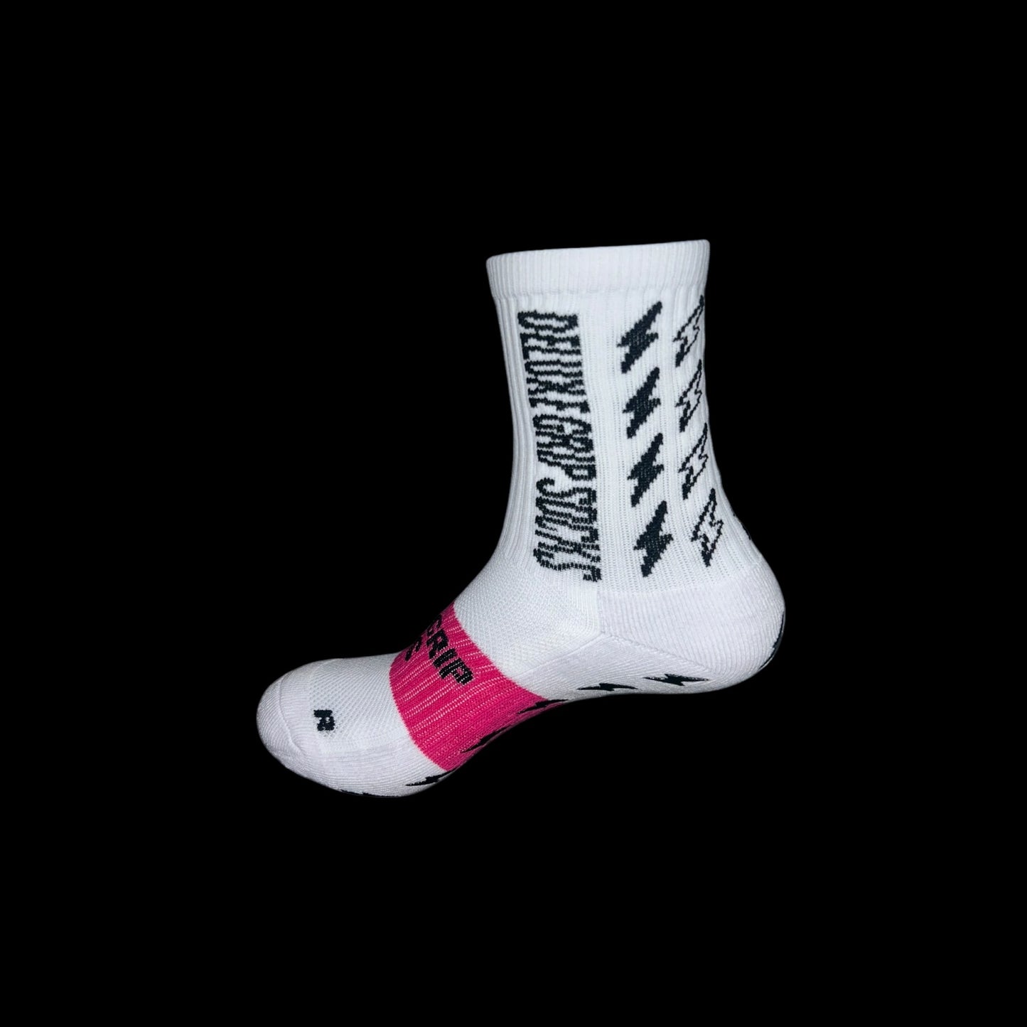 Junior Deluxe Grip Socks V2 White